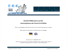 Tablet Screenshot of e-k-k.com